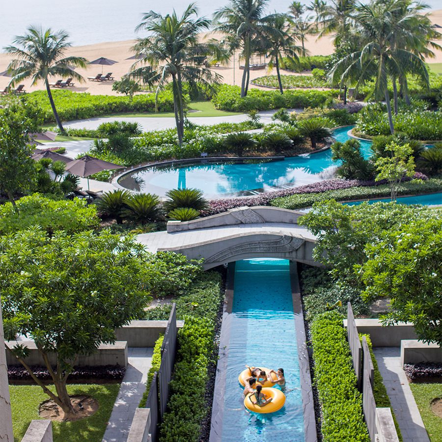 Aerial view of the Resort Exterior at Angsana Lang Co, Vietnam